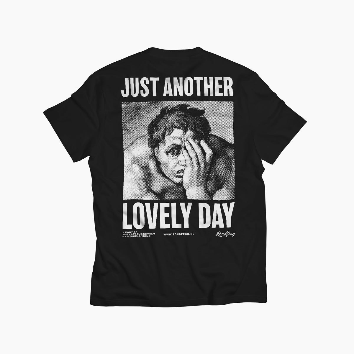 Just another lovely day / férfi fekete póló