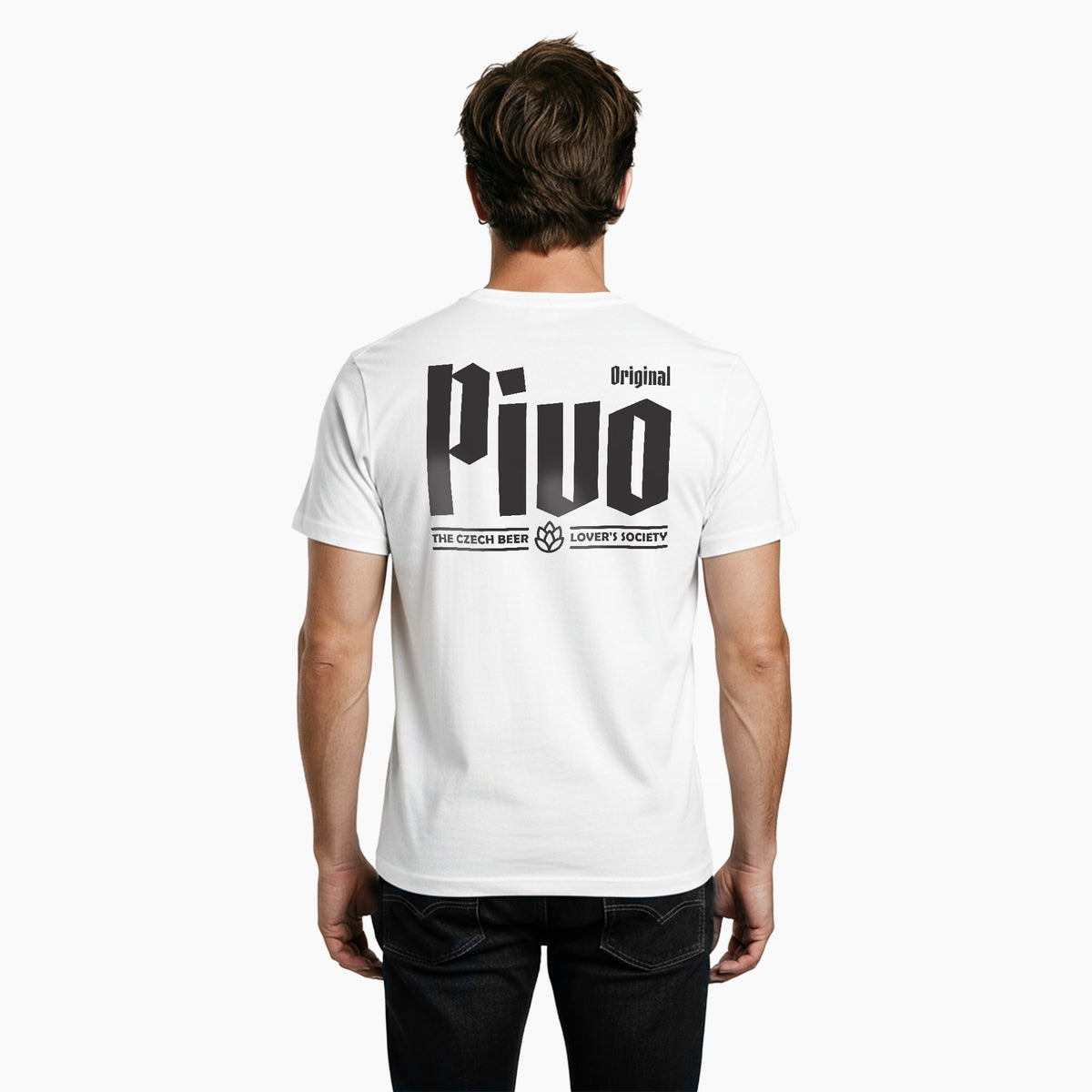 Pivo / Férfi fehér póló