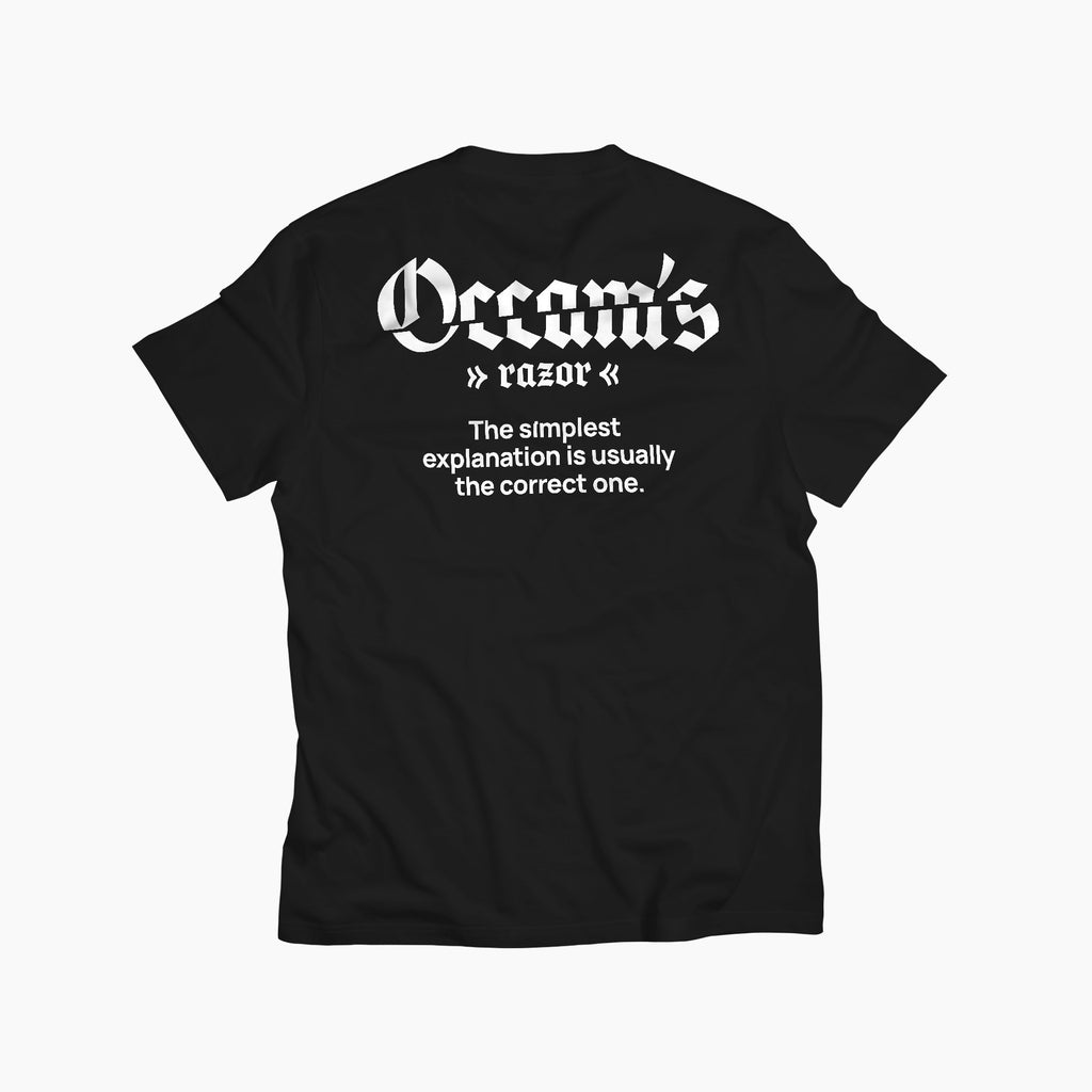 Occam's razor / Férfi fekete póló