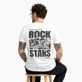 Real Rock Stars / férfi fehér póló
