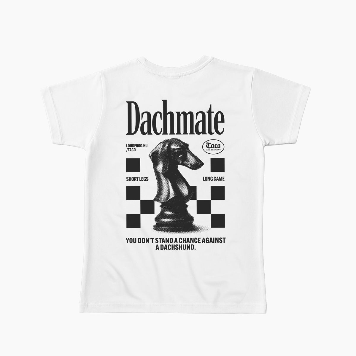 Dachmate / Női fehér póló