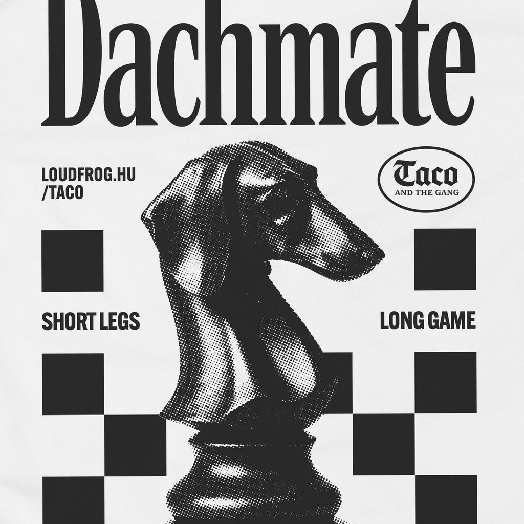 Dachmate / Női fehér póló