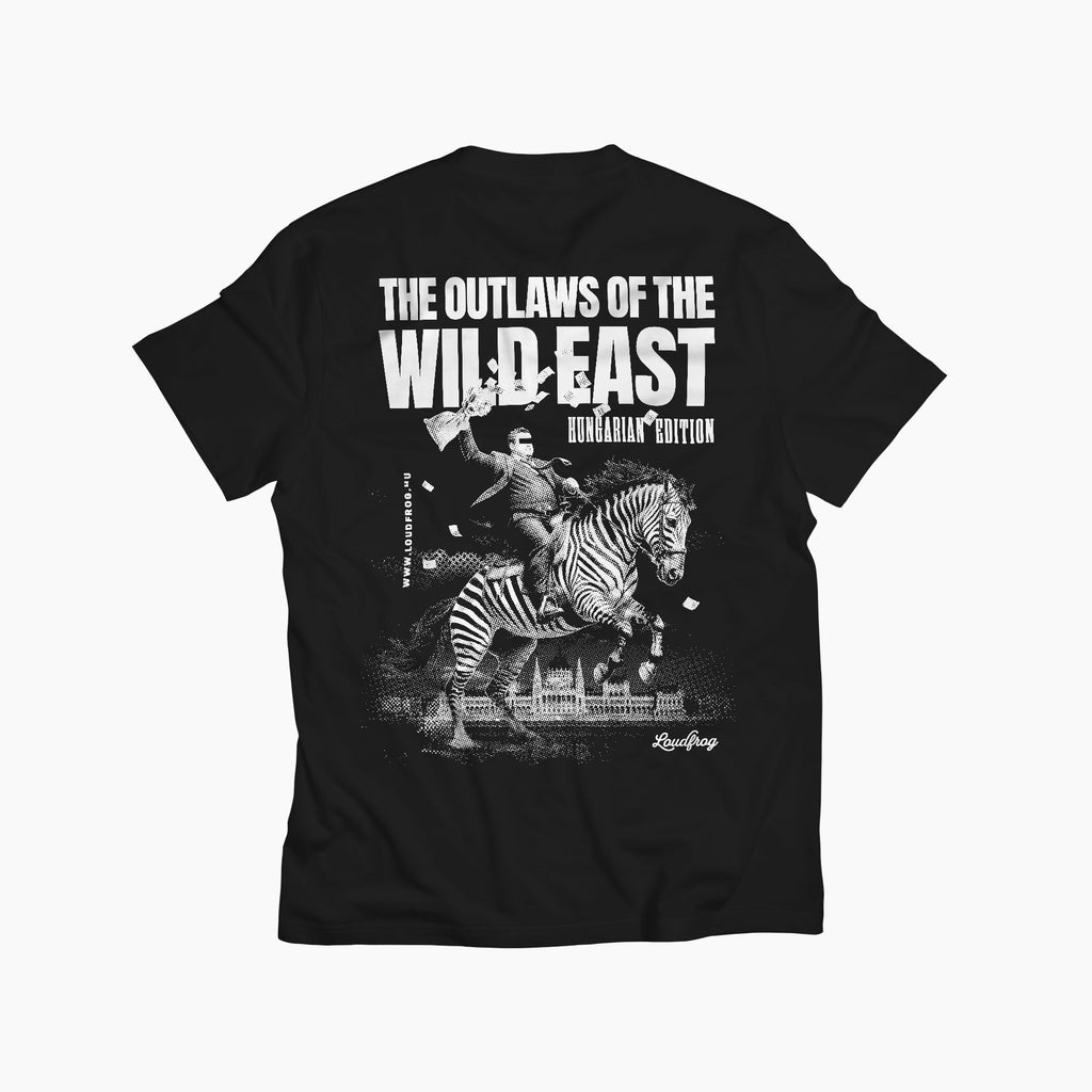 Wild East / férfi fekete póló
