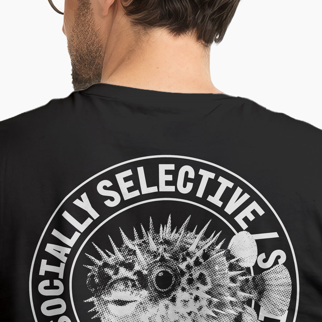 Socially Selective / férfi fekete póló