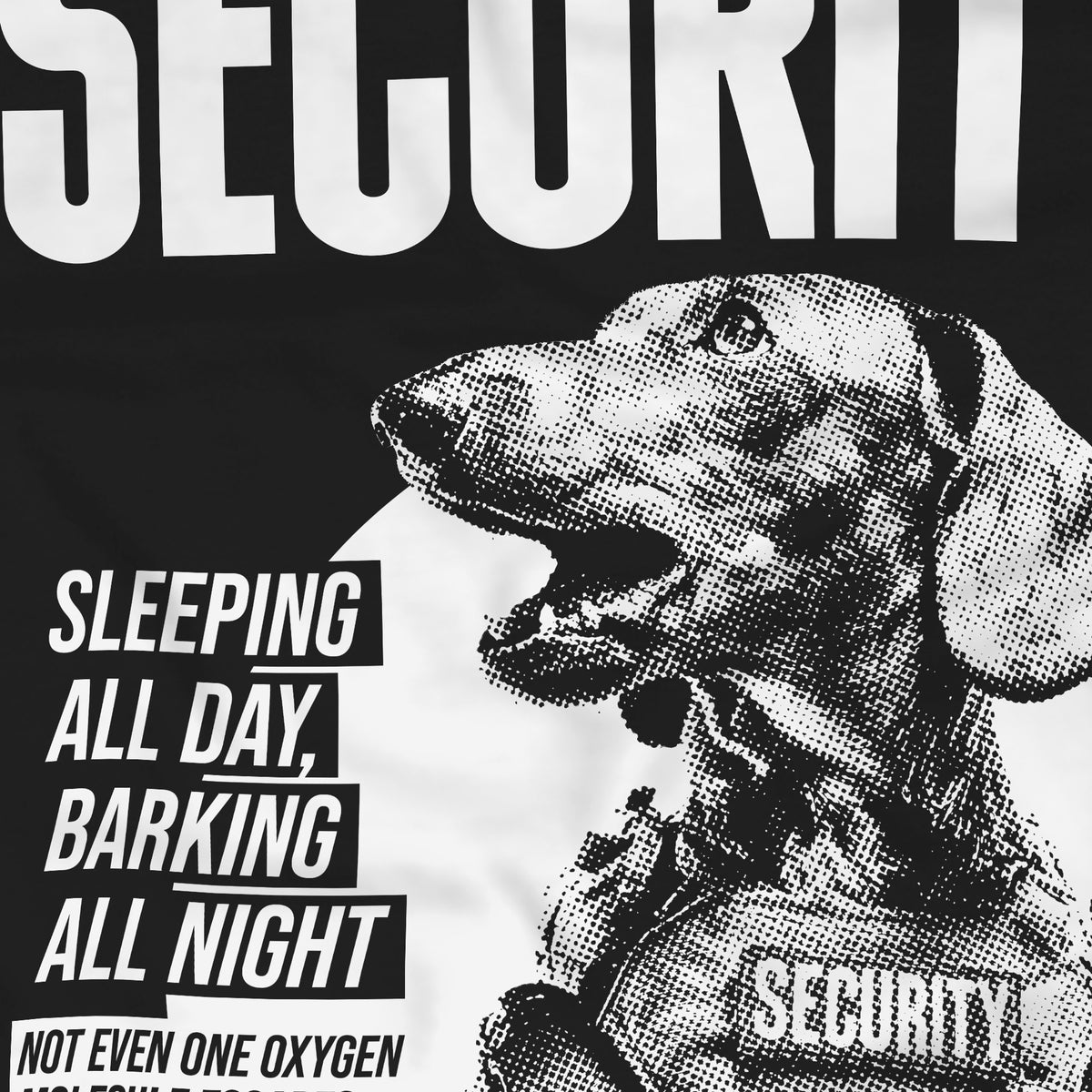 Security / Női fekete póló