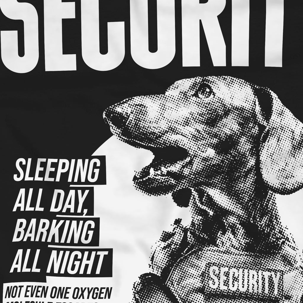 Security / Férfi fekete póló