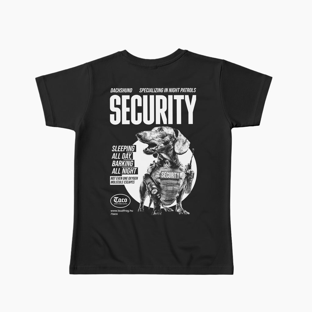 Security / Női fekete póló