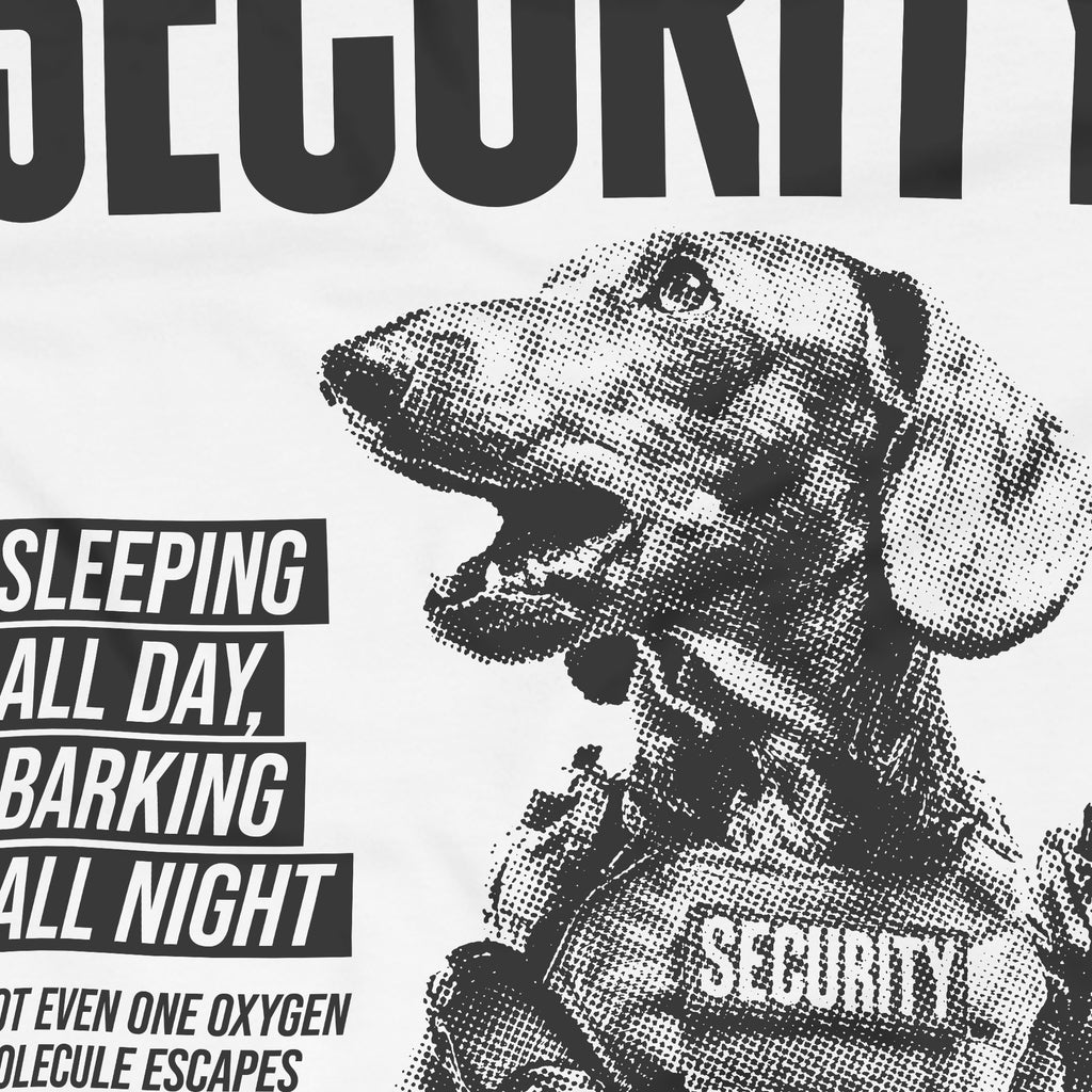 Security / Férfi fehér póló