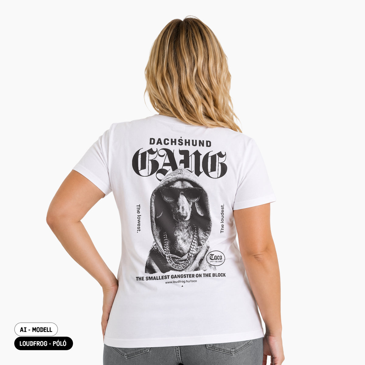 Gang / Női fehér póló