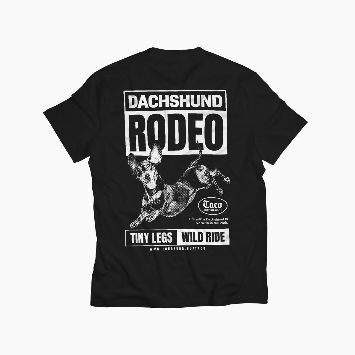 Rodeo / Férfi fekete póló