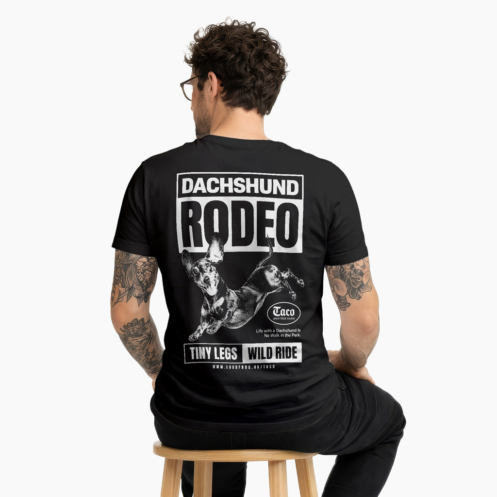 Rodeo / Férfi fekete póló