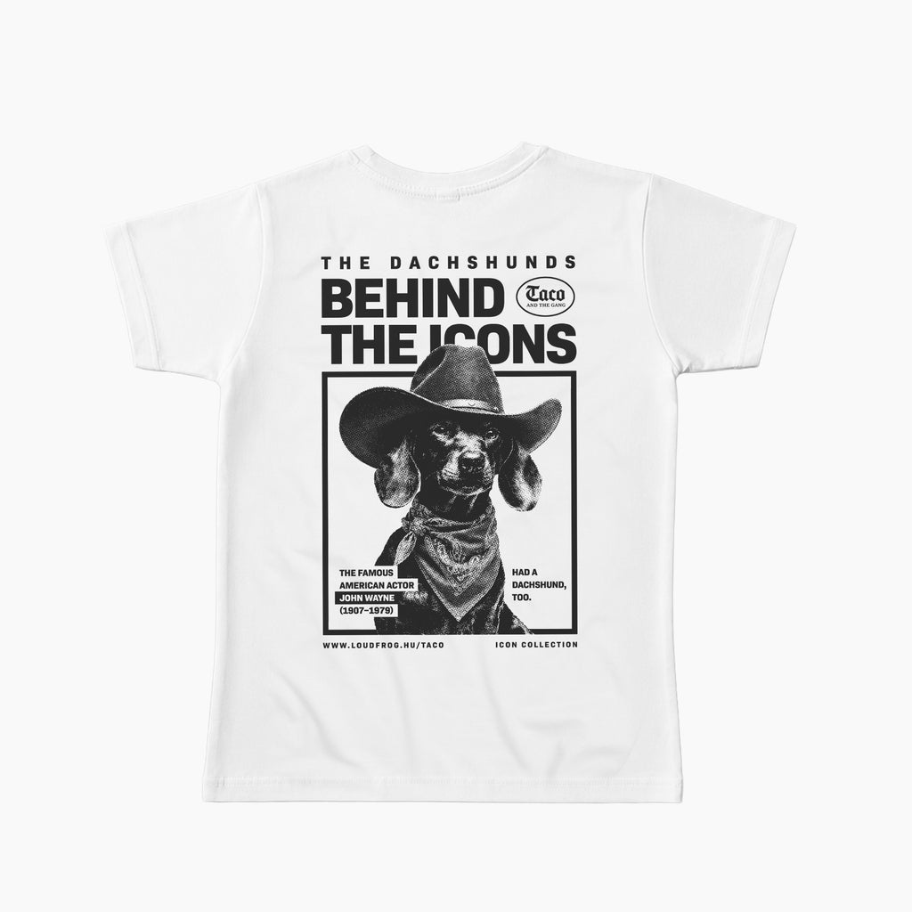 Behind the Icons - Wayne / Női fehér póló