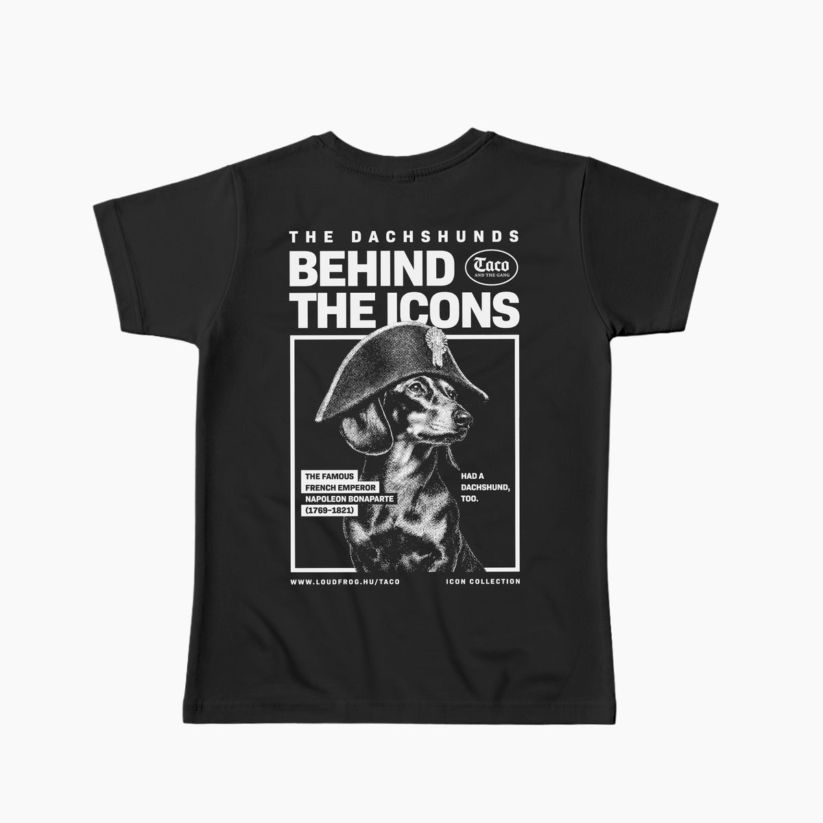 Behind the Icons - Napoleon / Női fekete póló