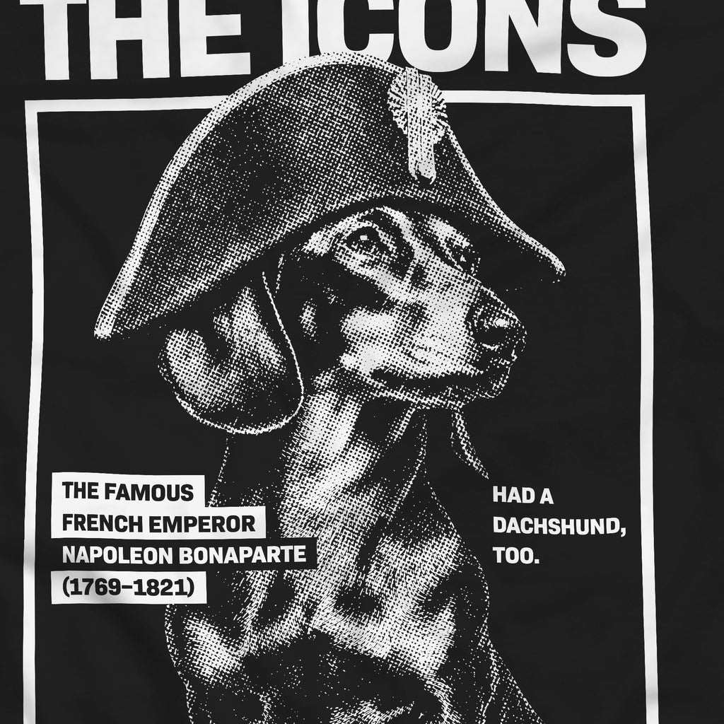 Behind the Icons - Napoleon / Női fekete póló
