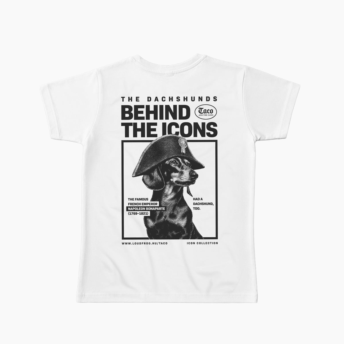 Behind the Icons - Napoleon / Női fehér póló