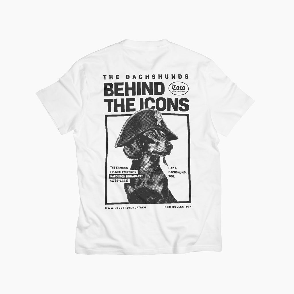 Behind the Icons - Napoleon / Férfi fehér póló