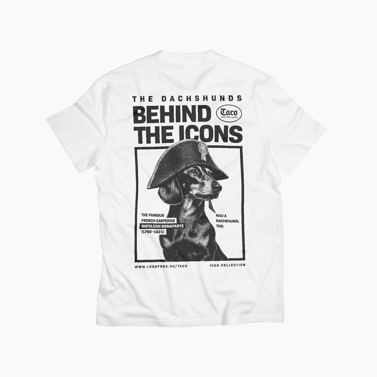 Behind the Icons - Napoleon / Férfi fehér póló
