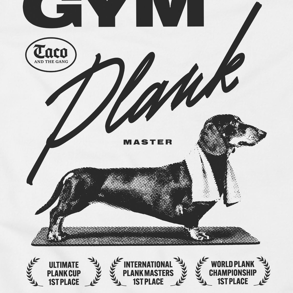 Plank master / Női fehér póló
