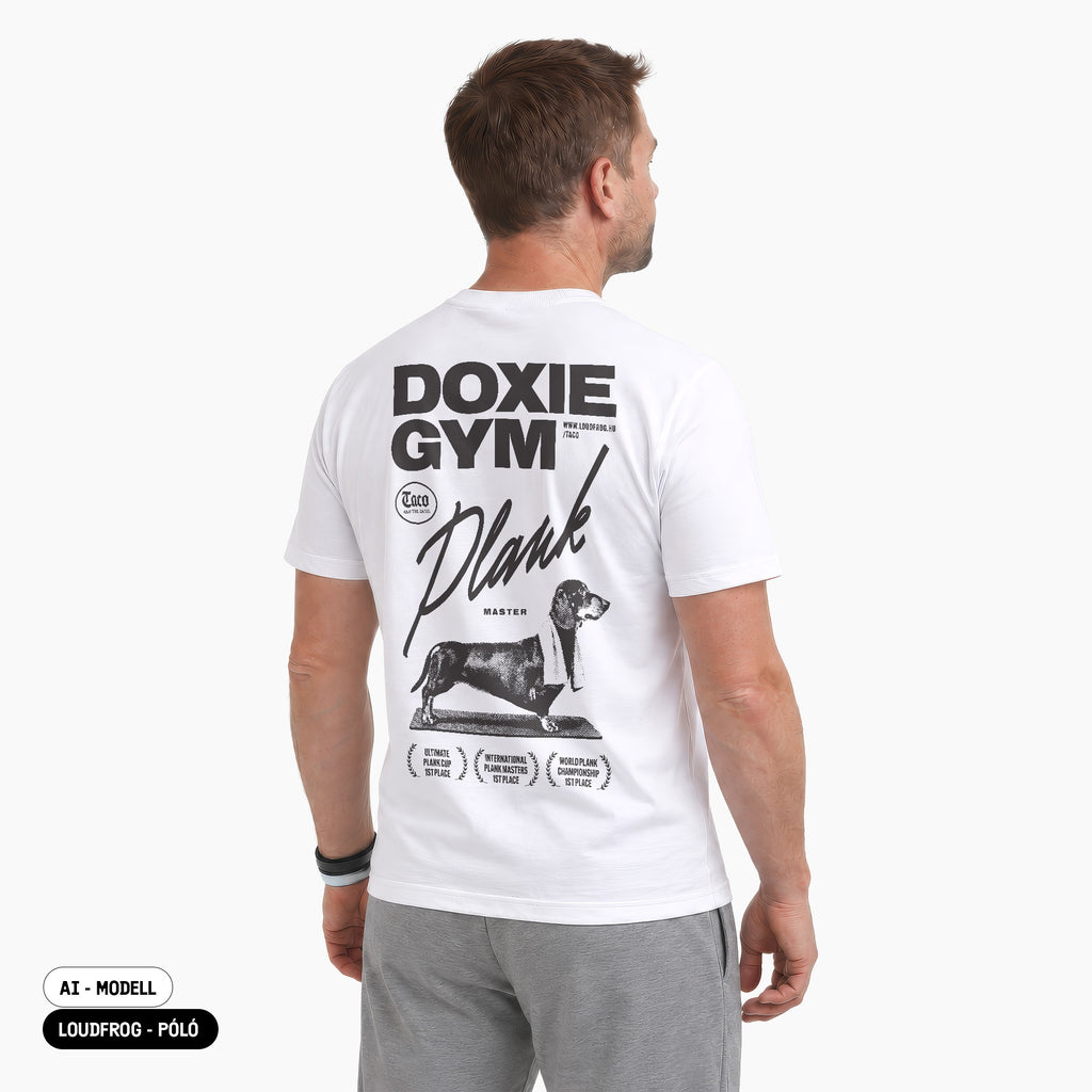 Plank master / Férfi fehér póló