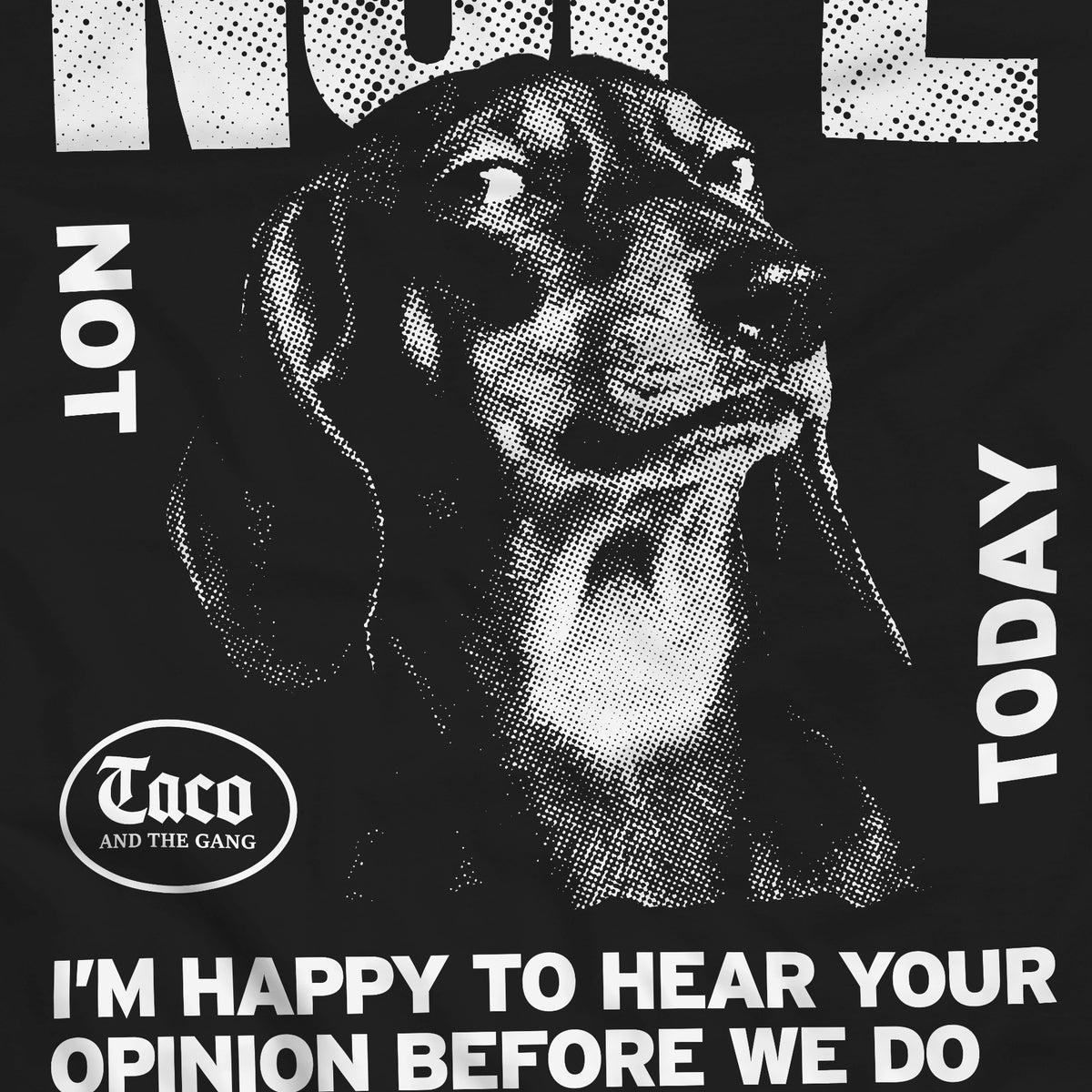 NOPE / Férfi fekete póló