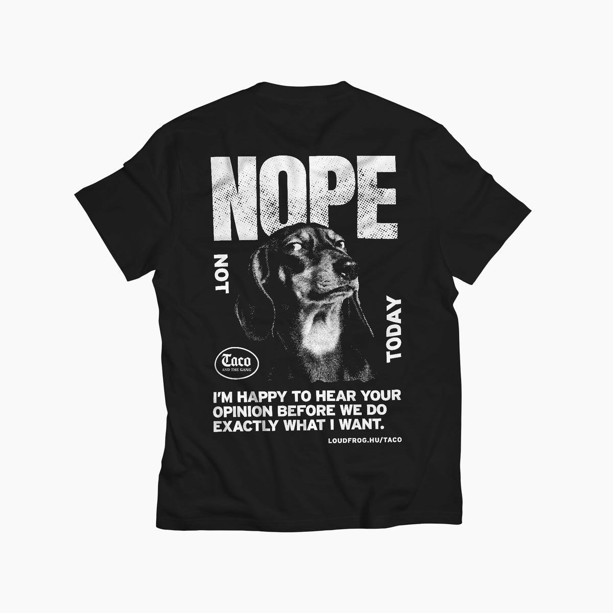 NOPE / Férfi fekete póló