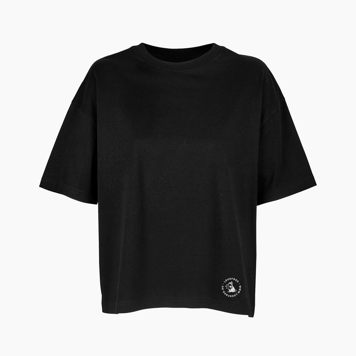 NOPE / Női fekete oversize póló