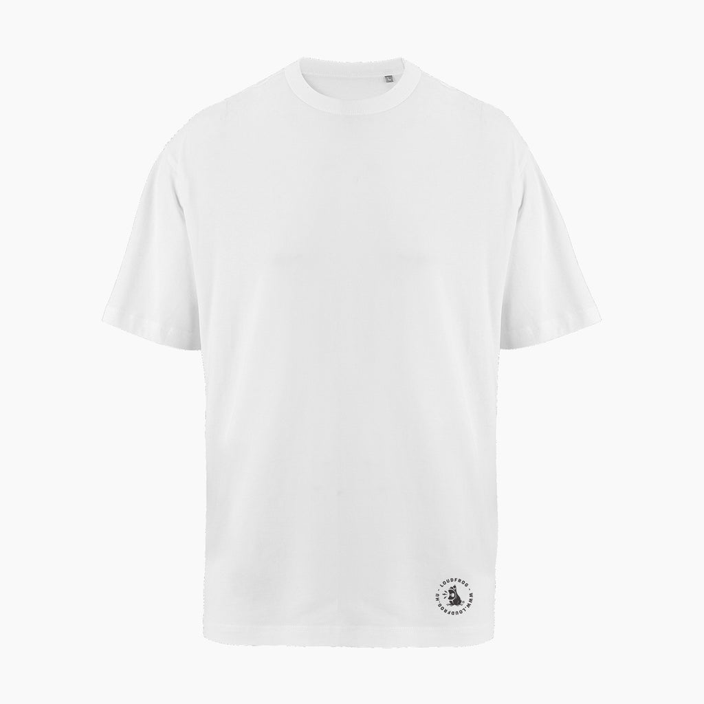 NOPE / Férfi fehér oversize póló