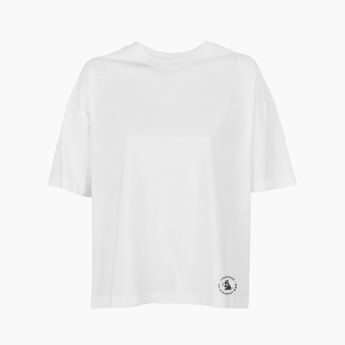 NOPE / Női fehér oversize póló