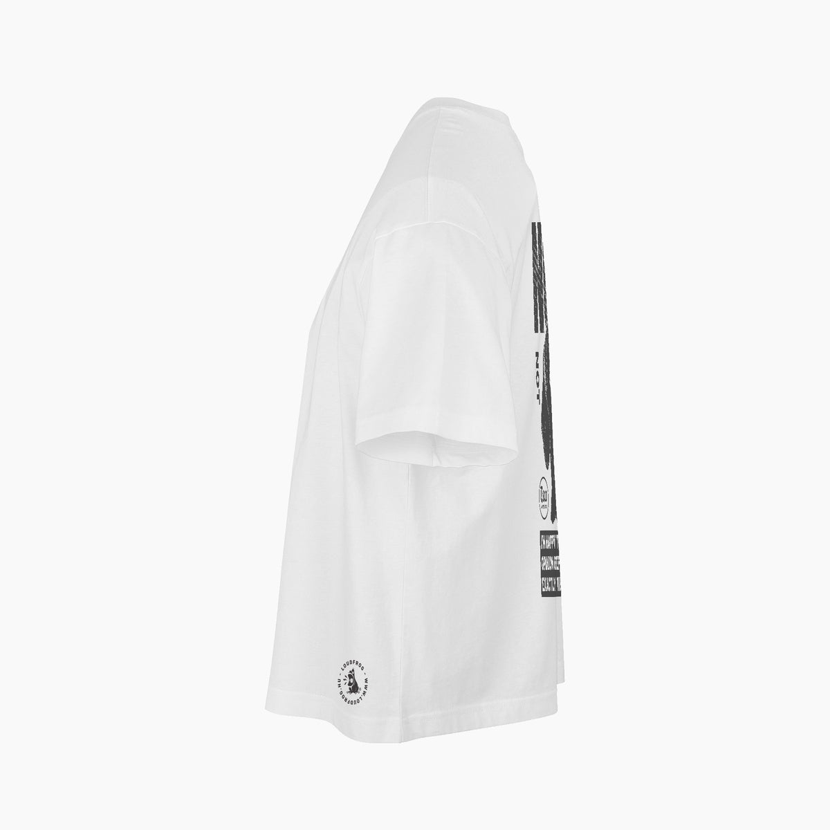 NOPE / Női fehér oversize póló